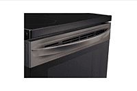 LG Electric Range, 30 inch Exterior Width, Self Clean, Convection, 5 Burners, 6.3 cu. ft. Capacity, Storage Drawer, 1 Ovens, Black Stainless Steel colour