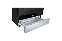 LG Electric Range, 30 inch Exterior Width, Self Clean, Convection, 5 Burners, 6.3 cu. ft. Capacity, Storage Drawer, Air Fry, Stainless Steel colour