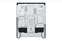 LG Electric Range, 30 inch Exterior Width, Self Clean, Convection, 5 Burners, 6.3 cu. ft. Capacity, Storage Drawer, Air Fry, Stainless Steel colour